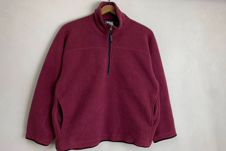 交換無料! 90sビンテージUSA製patagoniaパタゴニアシンチラフリースハーフ Sサイズ