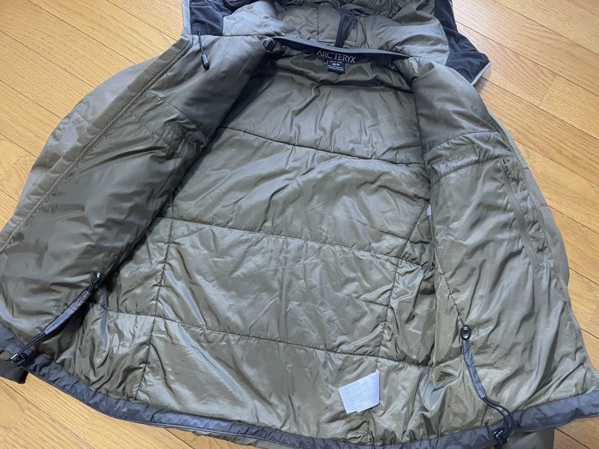 ARC'TERYX LEAF COLD WX HOODY LT JACKET アークテリクスリーフ コールドWX フーディ LT ジャケット XS Ranger Green レンジャーグリーンの画像8