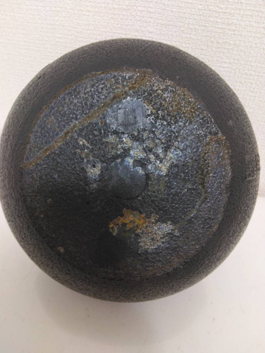 南部鉄器　茶こぼし　建水　茶道具　鉄製　伝統工芸　時代物★828_画像6