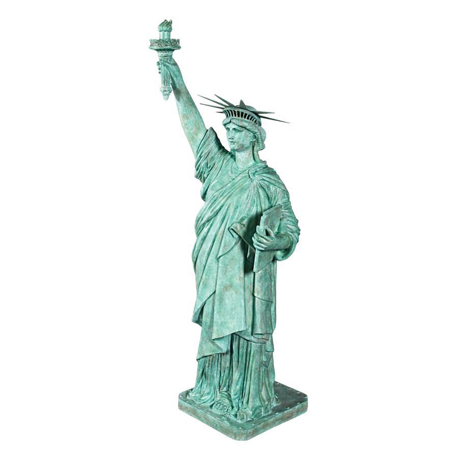 自由の女神　屋外対応インテリア置物オブジェ装飾品飾り物アメリカ雑貨飾り小物歴史的像ニューヨーク港記念碑庭ガーデンアクセント彫像_画像2