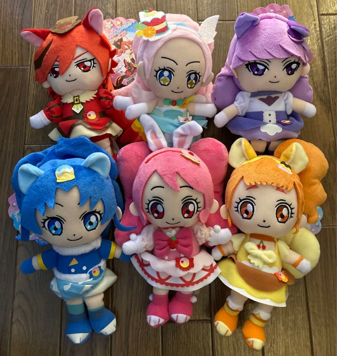 キラキラ☆プリキュアアラモード ぬいぐるみ プリキュアフレンズ 6体セット