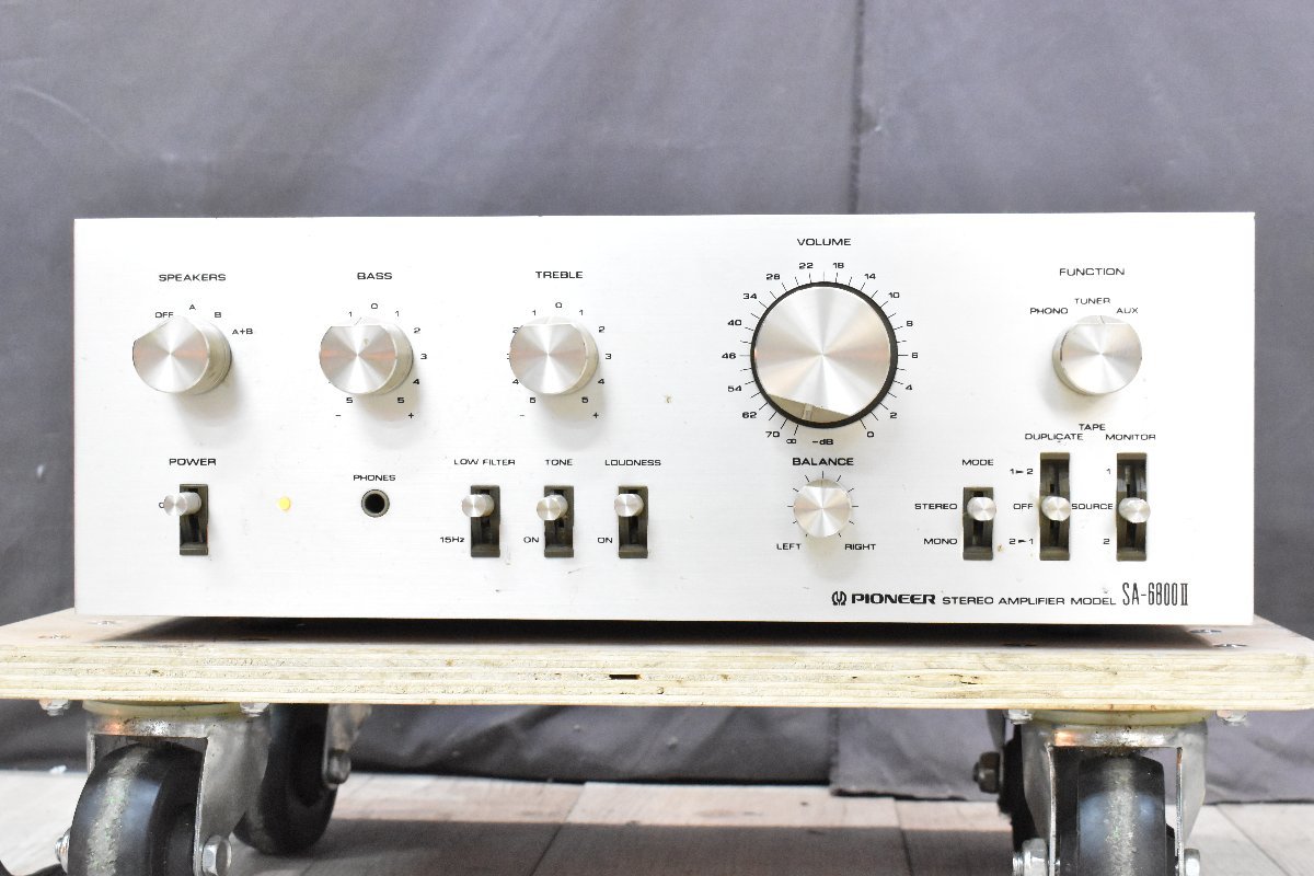 ◇p356 ジャンク品 PIONEER パイオニア プリメインアンプ SA-6800ii_画像2