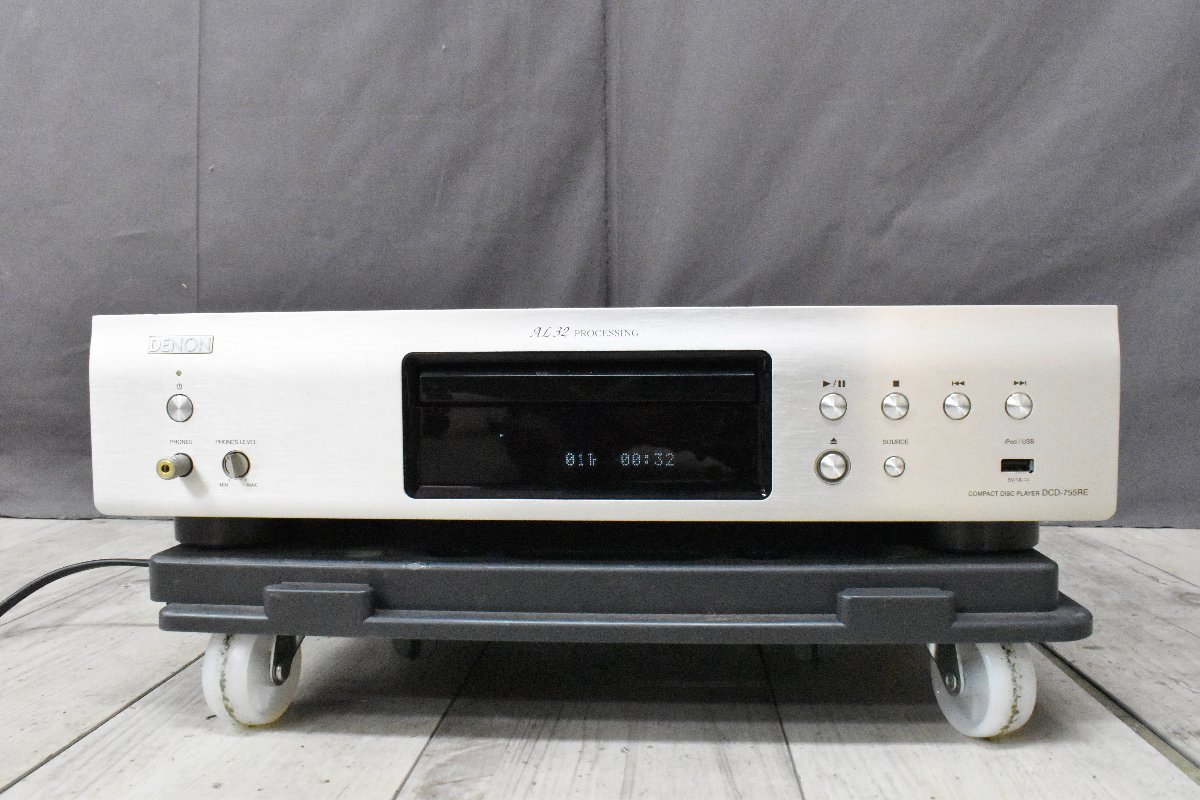 ◇p404 中古品 DENON デノン CDプレーヤー DCD-755RE 難あり_画像2