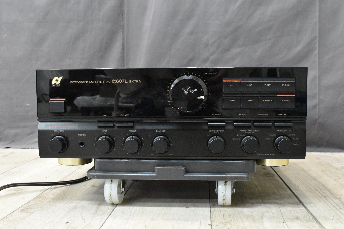 ◇p639 ジャンク品 SANSUI サンスイ プリメインアンプ AU-α607L EXTRA_画像2