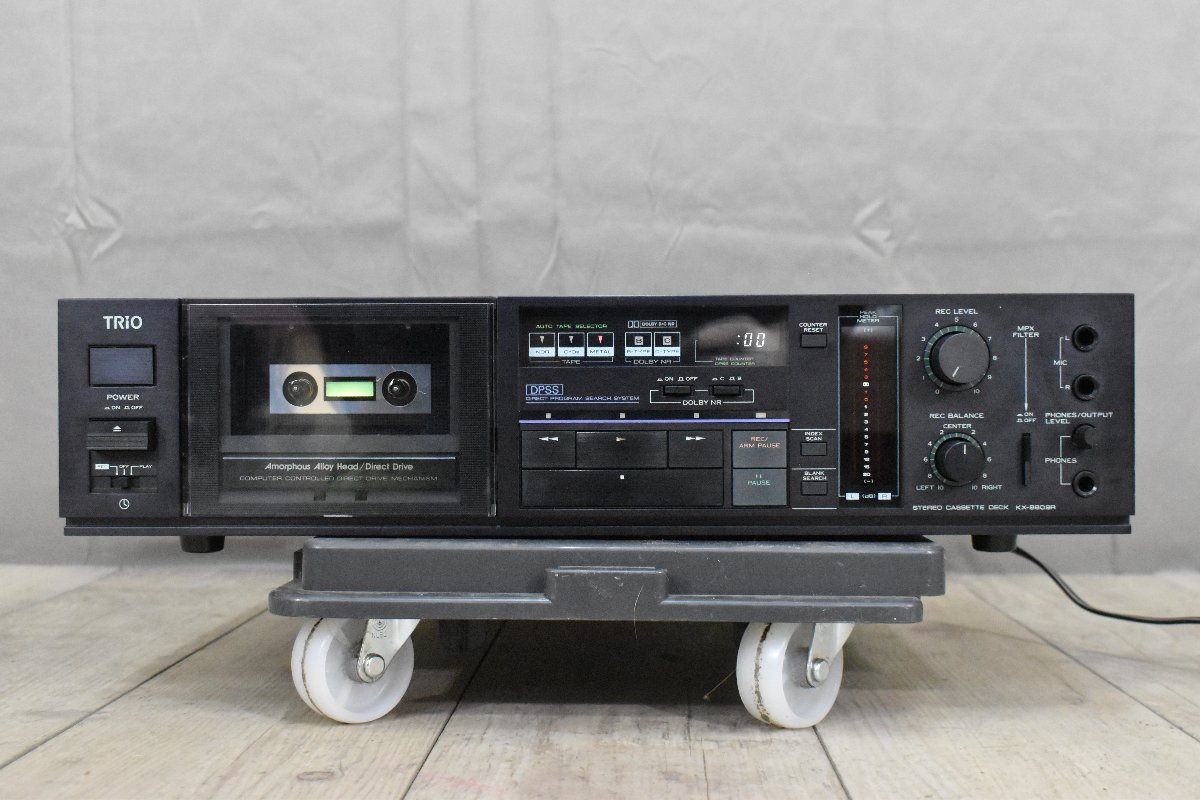 ◇p1005 中古品 TRIO トリオ ステレオカセットデッキ KX-880SR_画像2