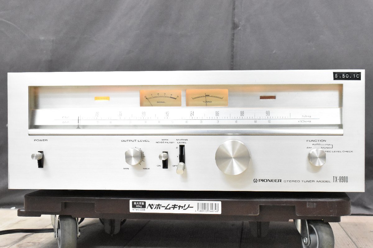 ◇p342 ジャンク品 PIONEER パイオニア AM/FMステレオチューナー TX-8900_画像2