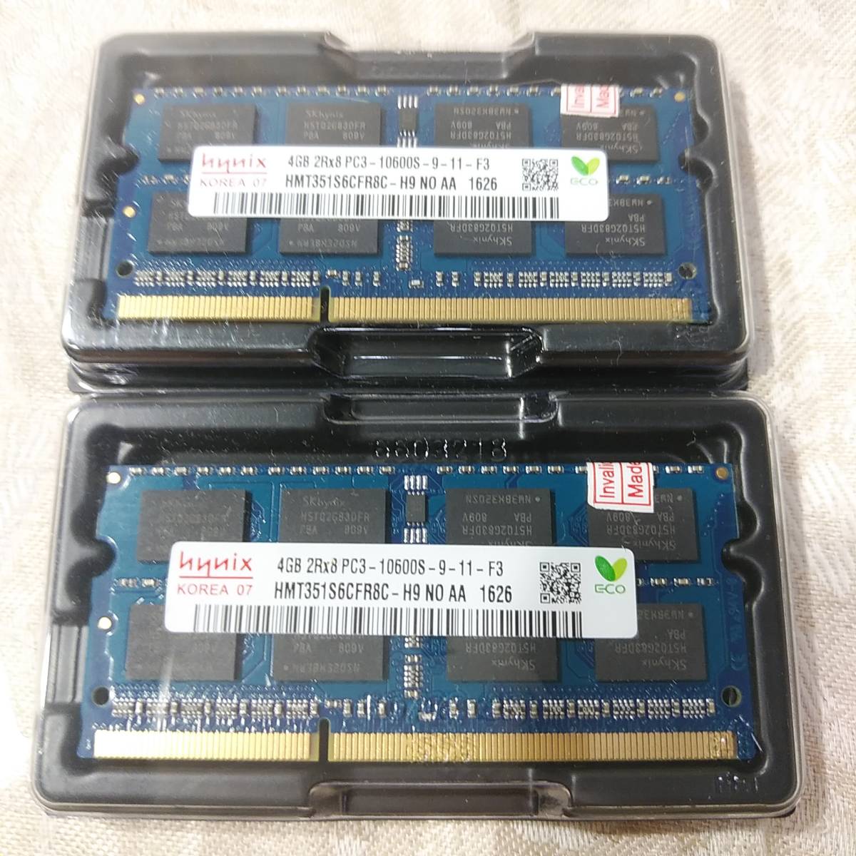  new goods unused Hynix high niks8GB(4GB*2 sheets ) 2RX8 DDR3 1333MHz PC3-10600s 1.5V SO-DIMM LAP top RAM memory postage 120 jpy ~