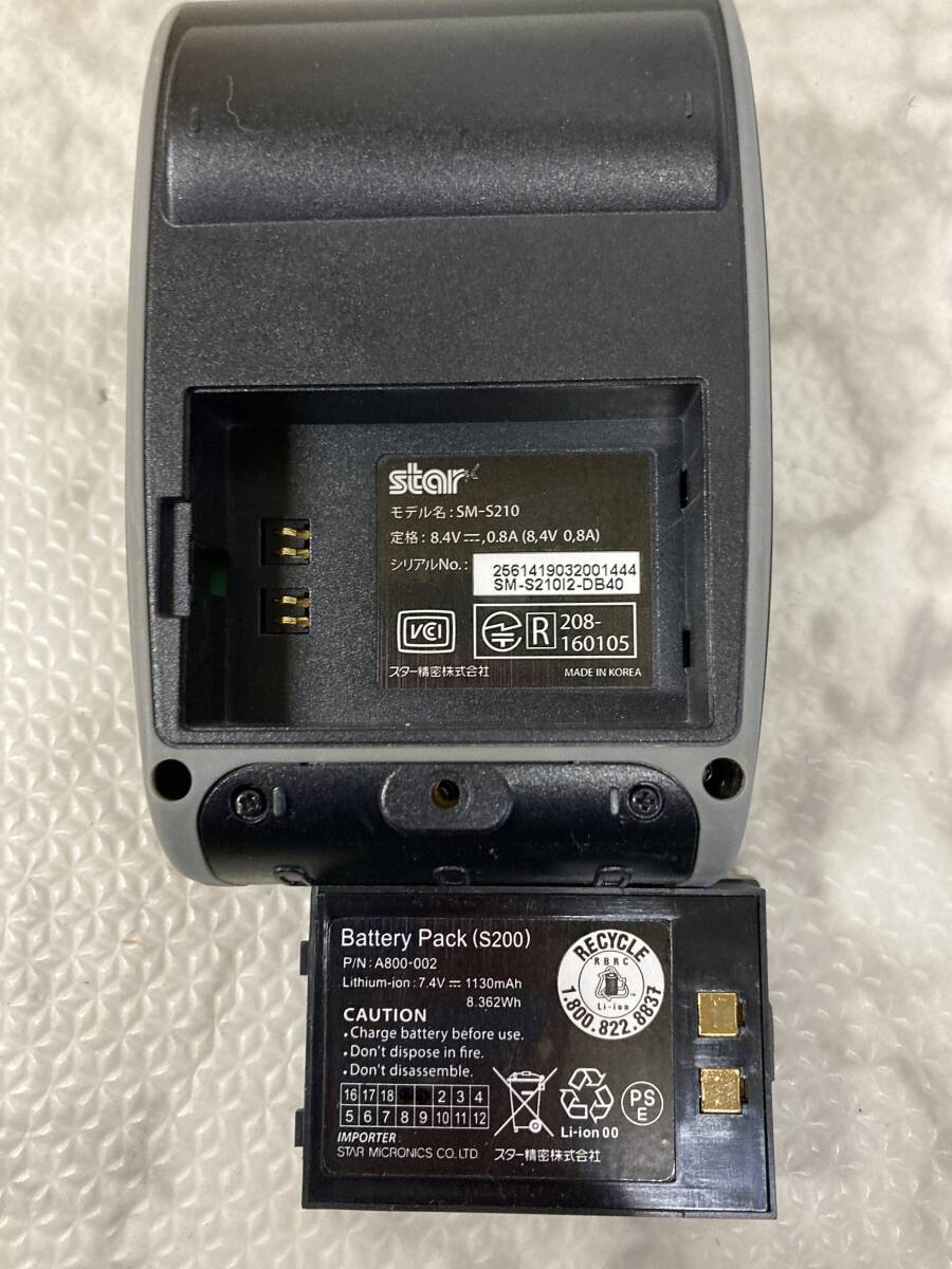 SY2849 STAR SM-S210i プリンター 現状品 通電のみ確認済の画像7