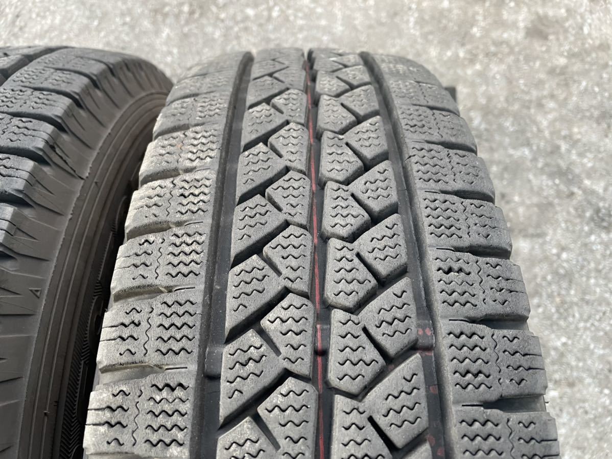 最短即日出荷 ブリヂストン ブリザック VL1 2021年製 195/80R15 107/105L LT 4本 バリ山 ハイエース レジアスエース キャラバン NV350_画像5