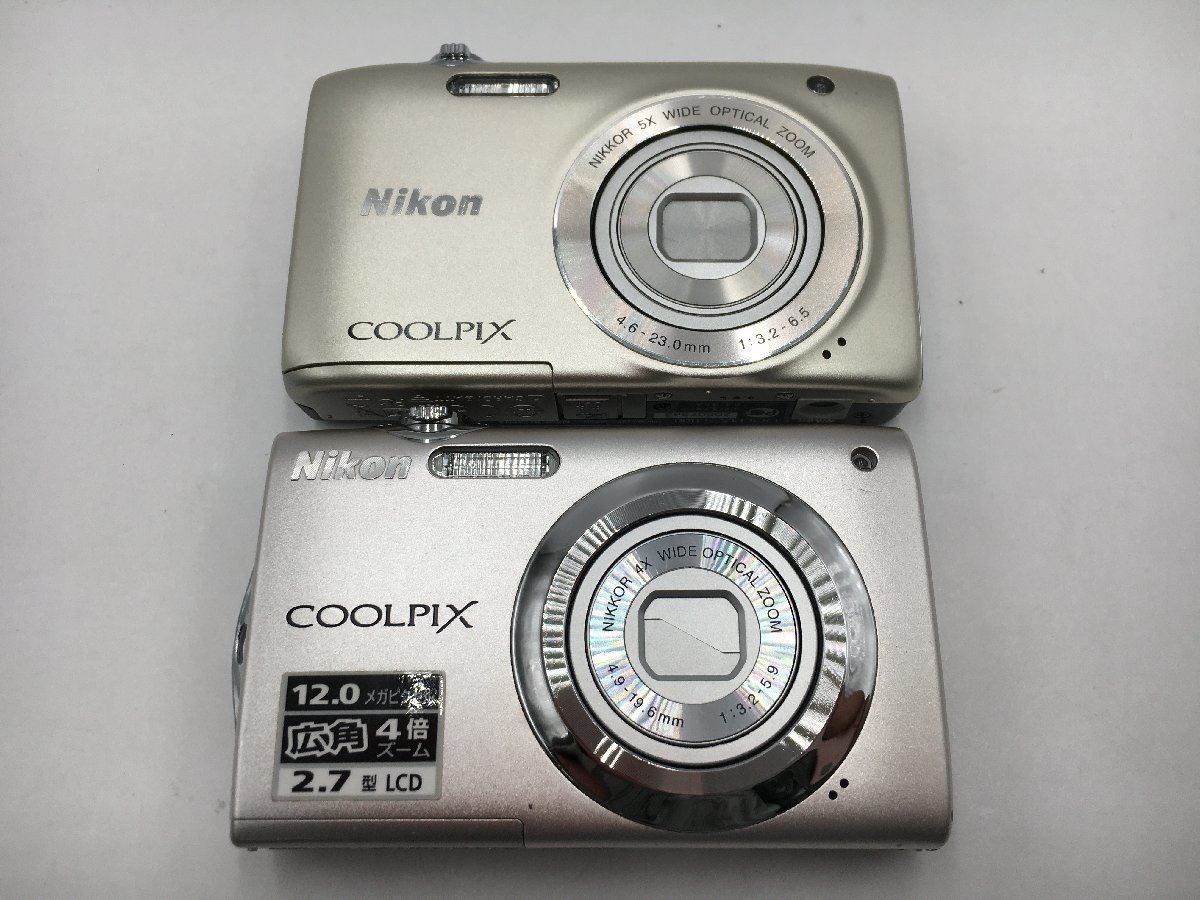 ♪▲【Nikon ニコン】コンパクトデジタルカメラ 2点セット COOLPIX S3100/S3000 まとめ売り 0214 8_画像2