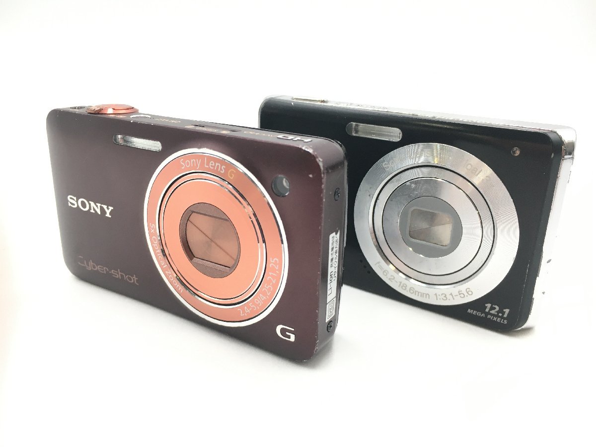 ♪▲【SONY ソニー】コンパクトデジタルカメラ 2点セット DSC-WX5 DSC-W190 まとめ売り 0215 8_画像1