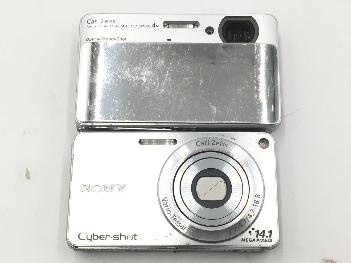 ♪▲【SONY ソニー】コンパクトデジタルカメラ 2点セット DSC-W350/TX5 まとめ売り 0220 8_画像2