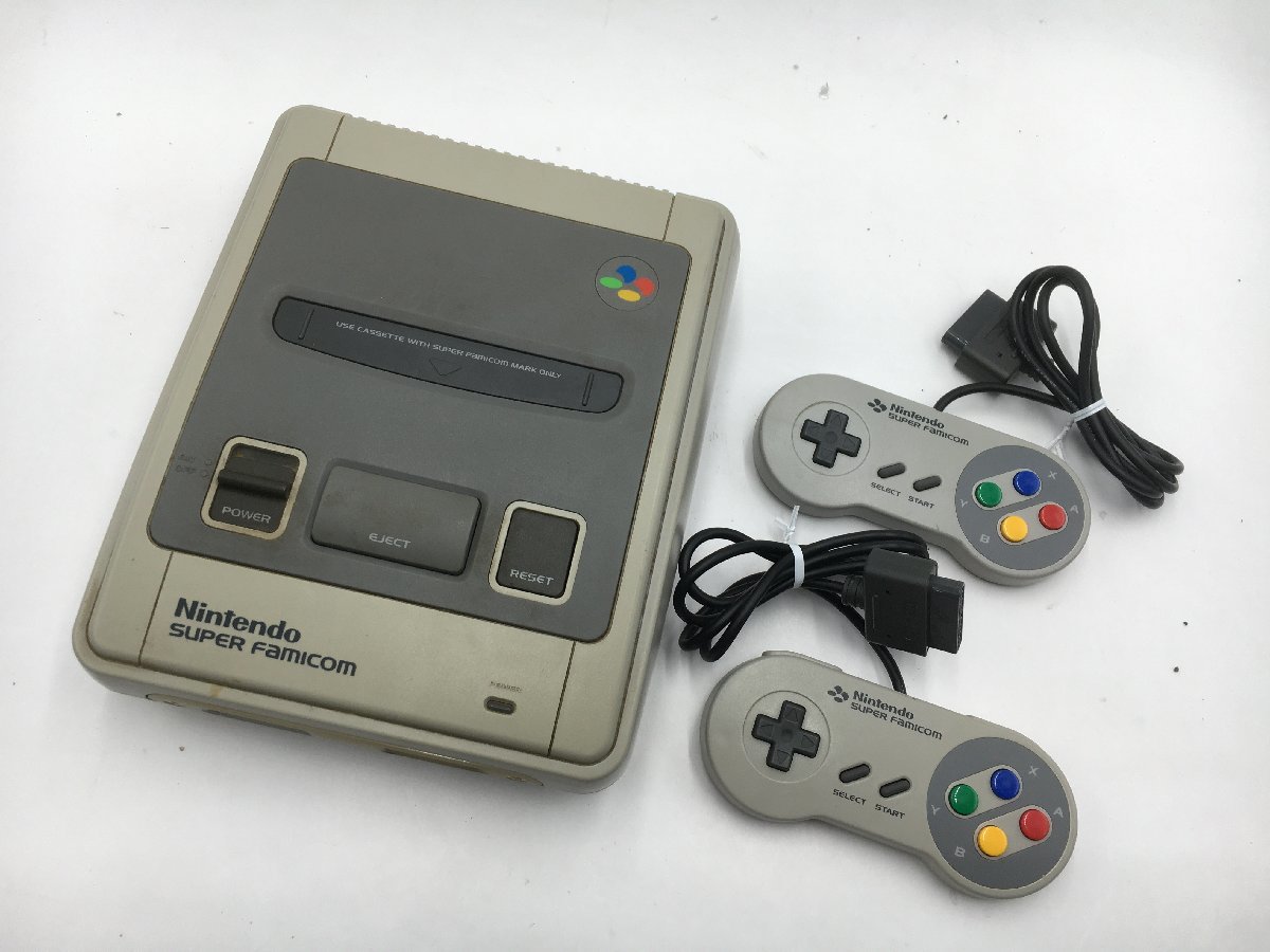 ♪▲【Nintendo】スーパーファミコン 1チップ仕様 SNS 1CHIP 01/コントローラー 3点セット SHVC-001 SHVC-005 まとめ売り 0221 2_画像1