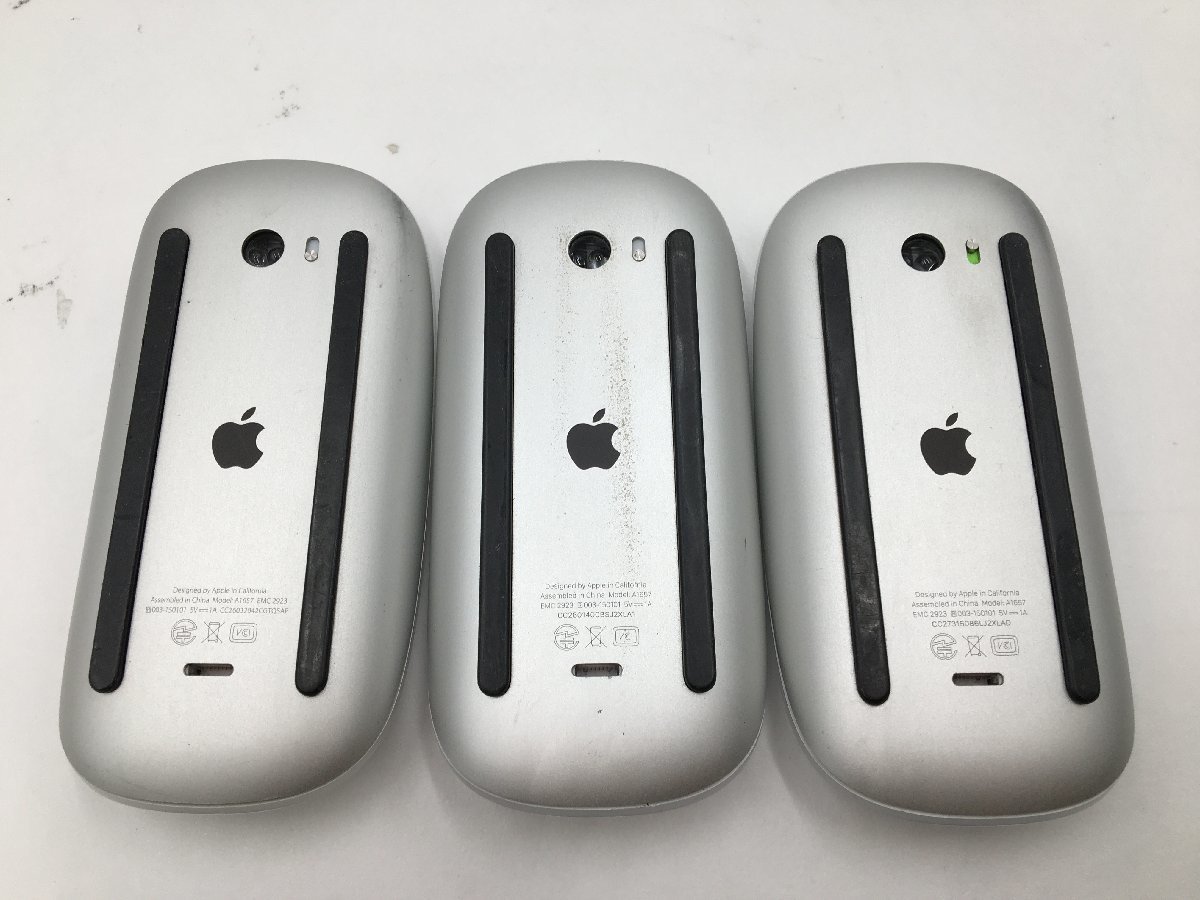 ♪▲【Apple アップル】純正 Mac用 マジックマウス 3点セット A1657 まとめ売り 0226 17_画像3