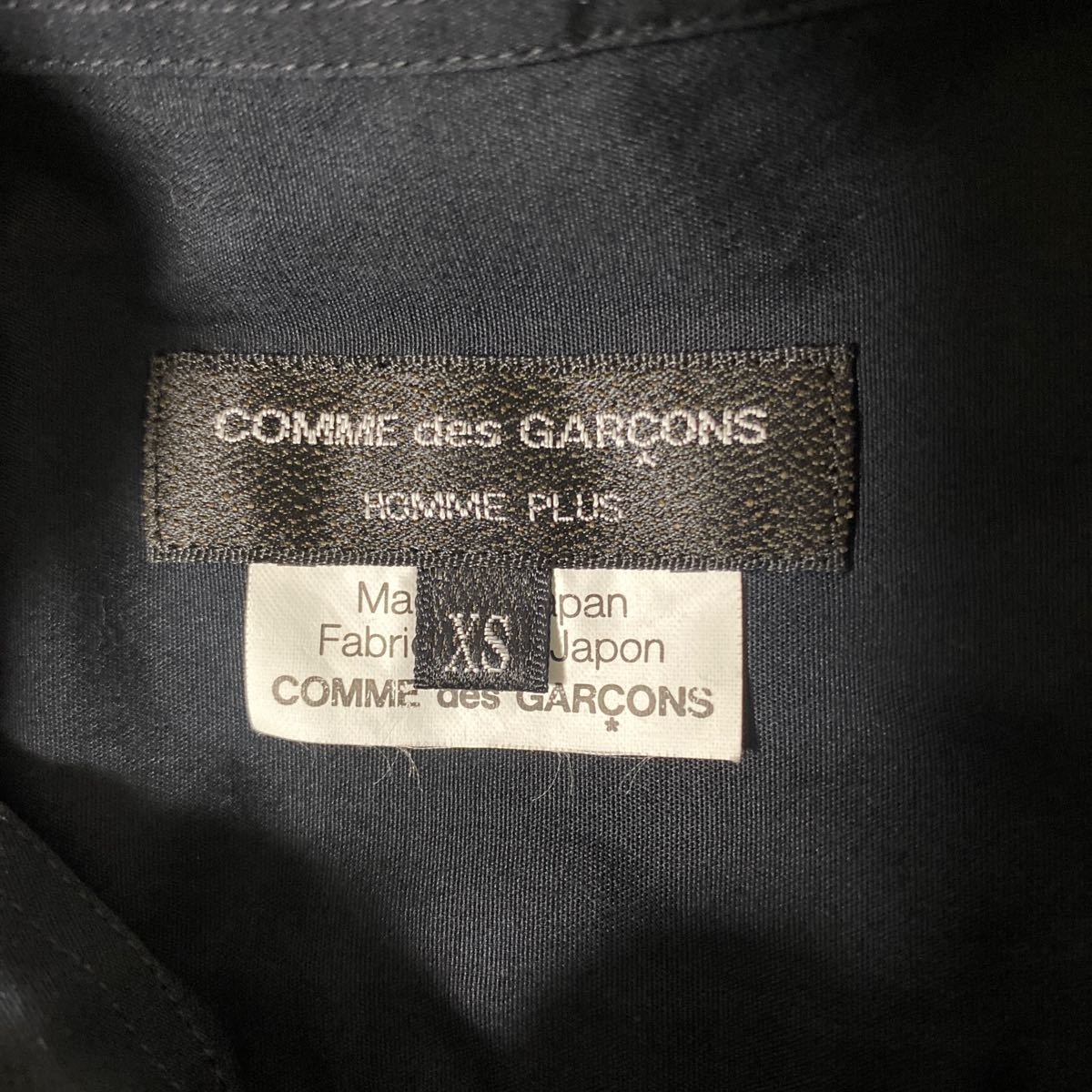 美品 AD 2012 コムデギャルソン オム PLUS 薔薇 プリント ブラック シャツ XS COMME des GARCONS HOMME BLACK rose shirt_画像5