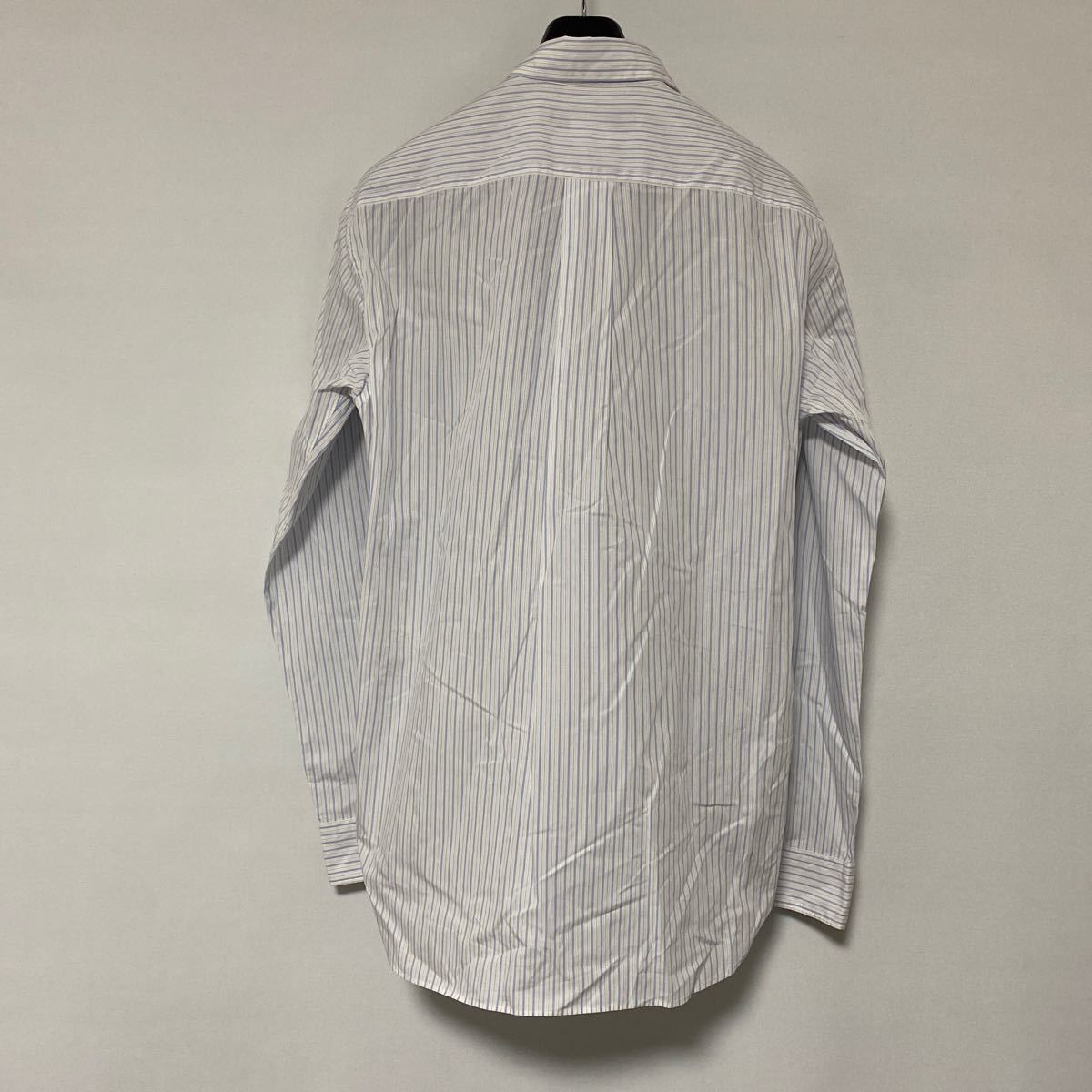 美品 AD 2015 COMME des GARCONS HOMME DEUX ストライプ ドット 切替 シャツ S コムデギャルソン オム ドゥ shirt_画像3