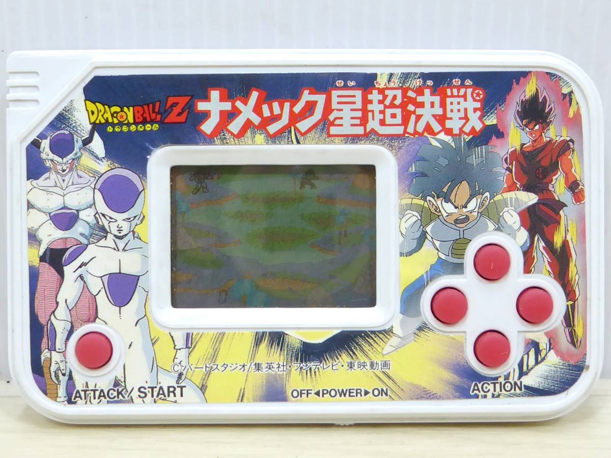 ビンテージレア?ポータブルLSIゲーム機本体のみ[BANDAIポケットクラブ? DRAGON BALL Z ナメック星超決戦]ONのみ確認 傷汚多 ジャンク扱いで_画像2