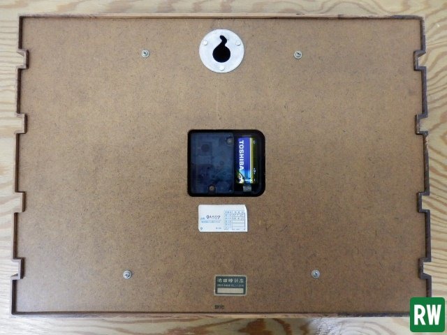 掛け時計 セイコー SEIKO アナログ 幅400×奥行80×高さ290mm 木目調 単2乾電池使用 柱時計 昭和レトロ [2]の画像5