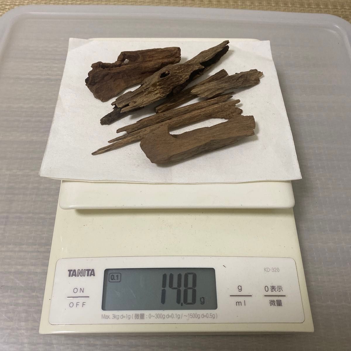 商品区分C 上品カリマンタン沈香 14.8g #タニ沈香 #伽羅 #沈香 #香木 #聞香 #焼香