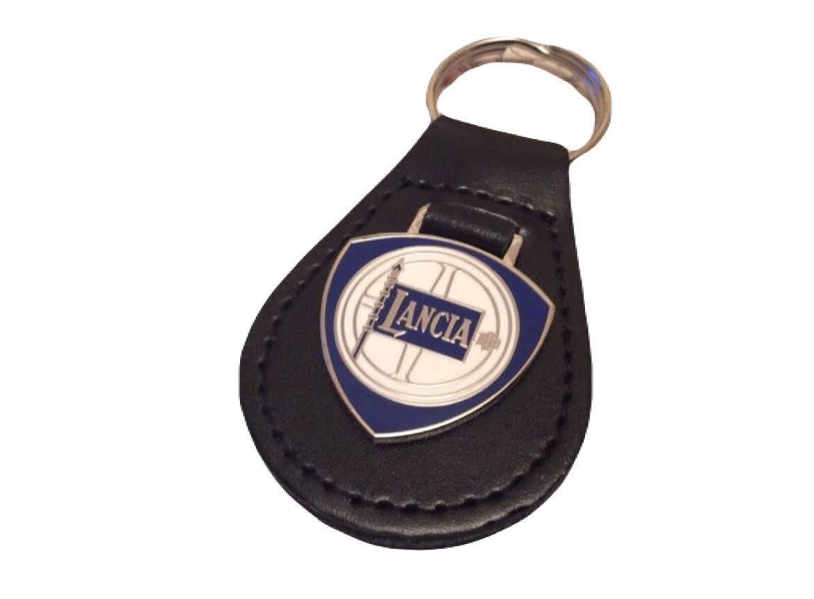  Lancia original leather Italian leather key holder key ring Britain made 