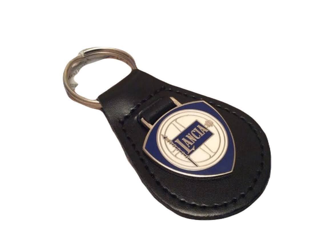  Lancia original leather Italian leather key holder key ring Britain made 