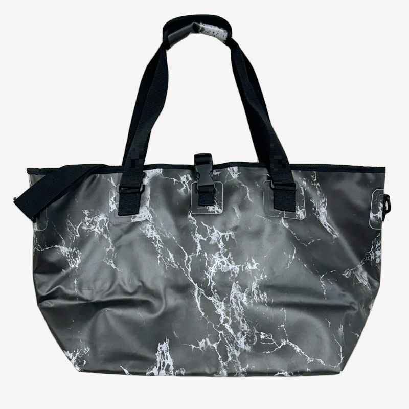 [NF-33] used BILLABONG Billabong wet bag WET BAG waterproof bag tarpaulin tote bag shoulder with strap .