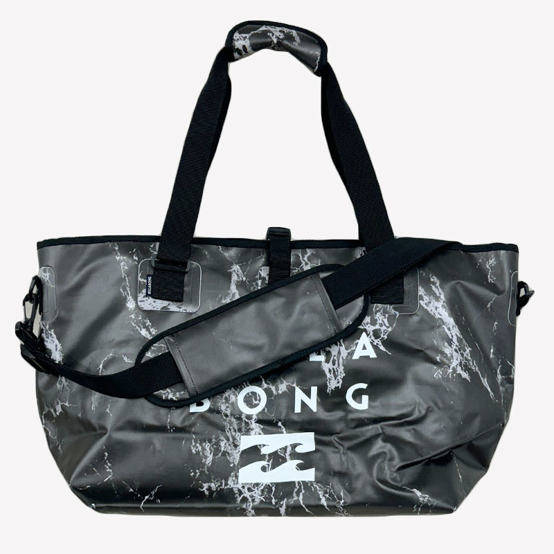 [NF-33] used BILLABONG Billabong wet bag WET BAG waterproof bag tarpaulin tote bag shoulder with strap .