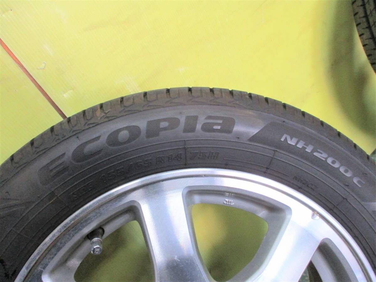 ★☆ダイハツ純正　ムーヴ　155/65R14　バリ山　２０２３年製　４本☆★_画像7