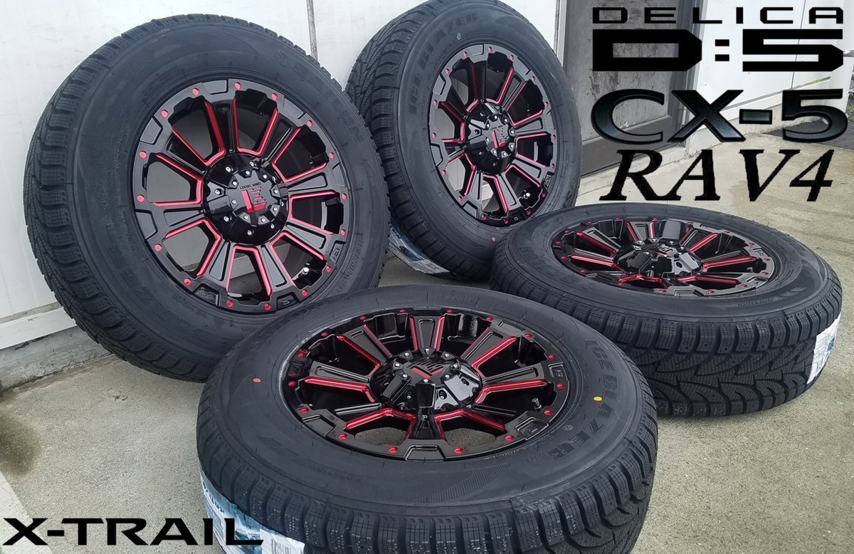 即日発送 【スタッドレス】 デリカD5 エクストレイル CHR クロスロード CX-5 CX-3 16インチ DeathRock SAILUN ICEBLAZER WSTX 225/70R16_画像1