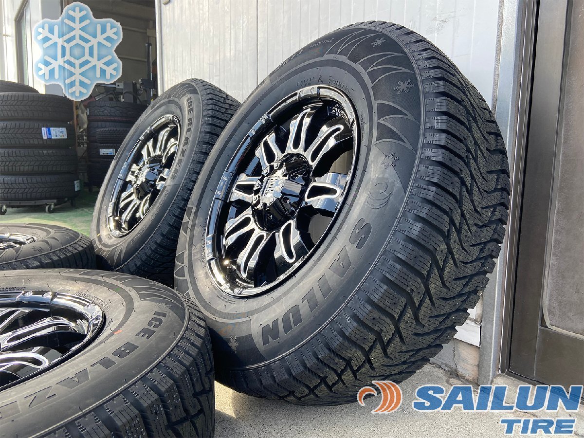 即納 スタッドレス Jeep JK JL ラングラー タイヤ ホイールセット SAILUN WST3 265/70R17 265/65R17 4本セット 1台分 ノーマル車高OK_画像4