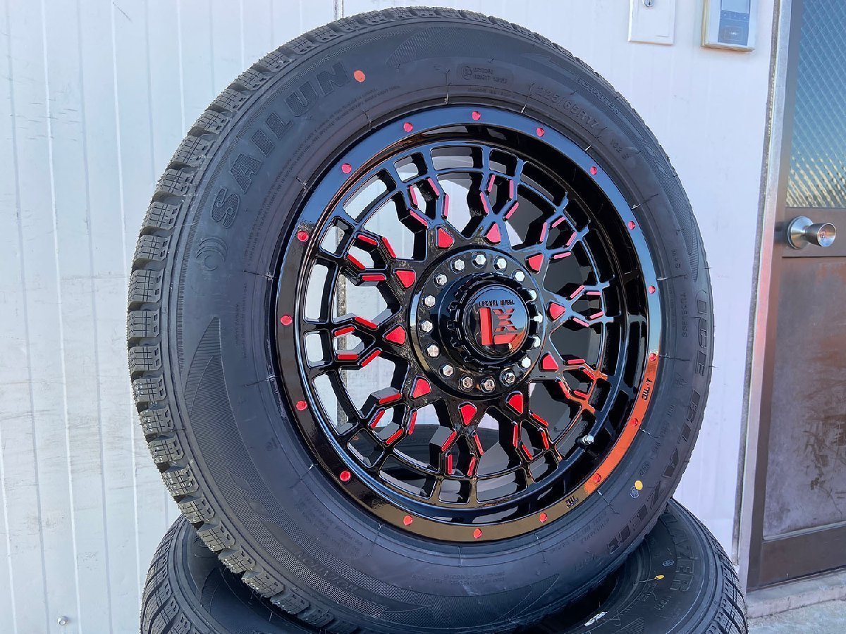 即日発送 デリカD5 RAV4 CX8 CX5 スタッドレス SAILUN WSTX 225/65R17 17インチ 新品 タイヤホイールセット PreDator プレデター 1台分_タイヤはイメージ画像です。