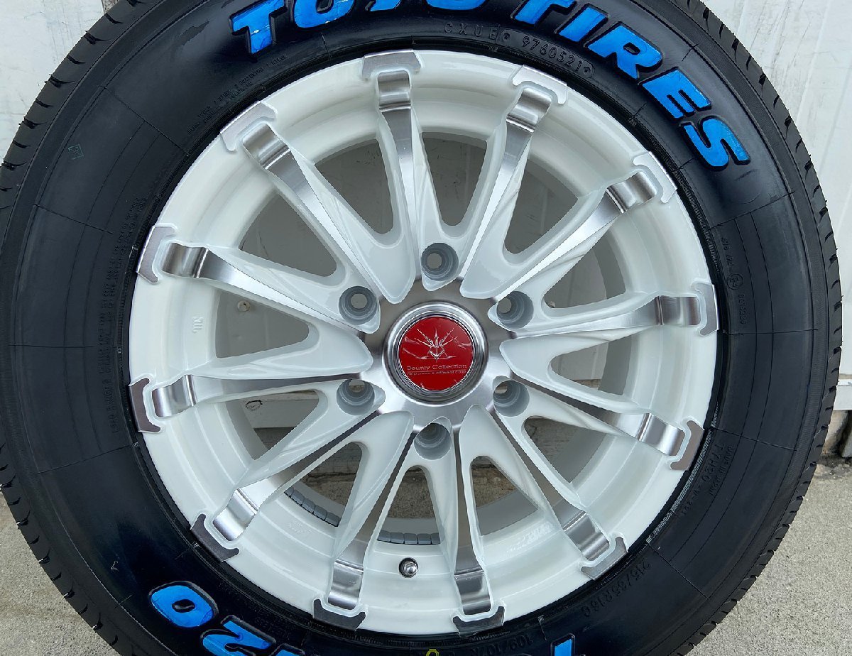 ラスト一台 16インチ タイヤホイールセット TOYO H20 215/65R16 ハイエース レジアスエース BountyCollectio BD12 ホワイトレター_画像6