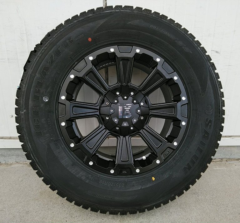 スタッドレス プラド ハイラックス サーフ FJ タイヤホイールセット SAILUN WST3 265/70R17 265/65R17 DeathRock_画像2