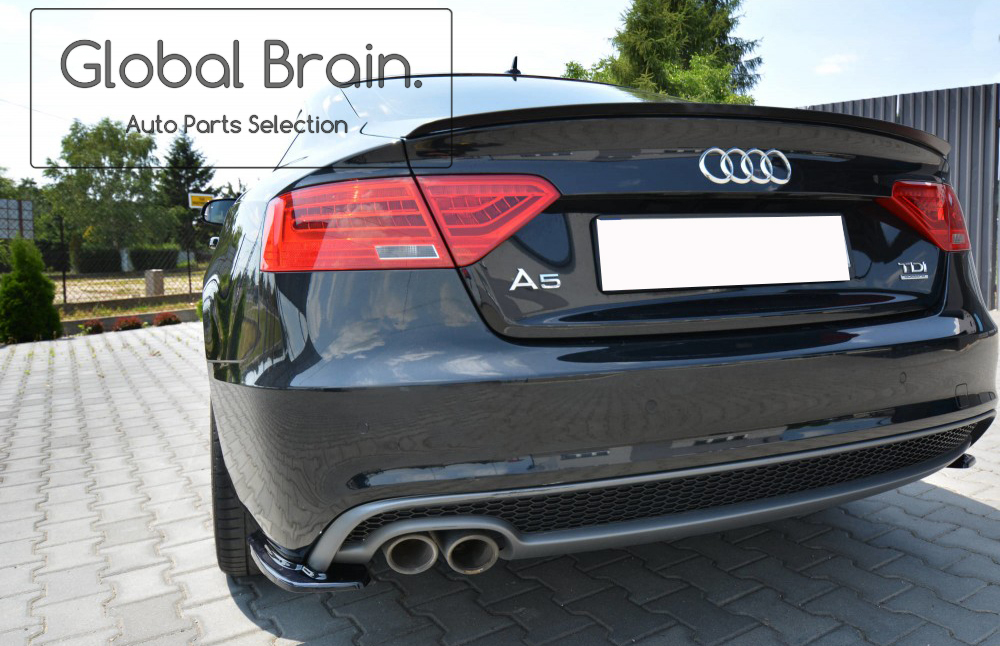  Audi A5 8T поздняя версия S линия Sportback задний спойлер багажника / "губа" Wing покрытие отделка растягивание диффузор 