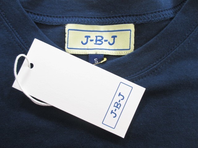 新品★J-B-J 半袖 ペアダンス刺繍 ネイビーTシャツ Sサイズ★定価13200円 ジェイビージェイ JBJ メンズ_画像7