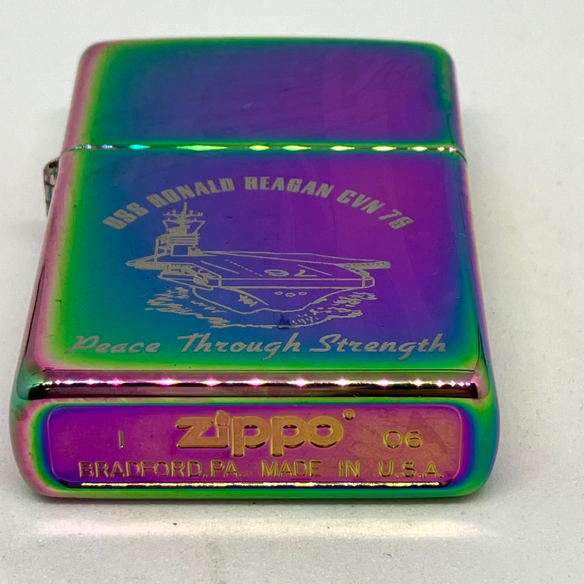 USS RONALD REAGAN CVN76 SPECTRUM ZIPPO   スペクトラム　ジッポーロナルドレーガン　