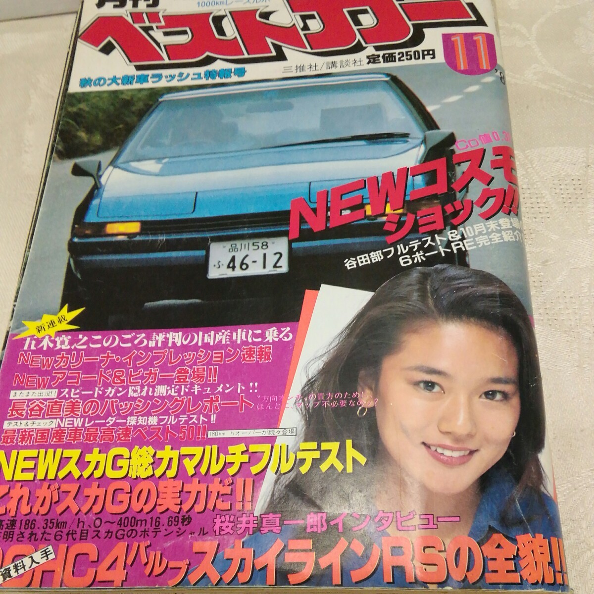 g_t R818 車雑誌 “昭和レトロ　三推社　「月刊ベストカー ガイド　1981年 6月号、11月号、2冊セット」“_画像6