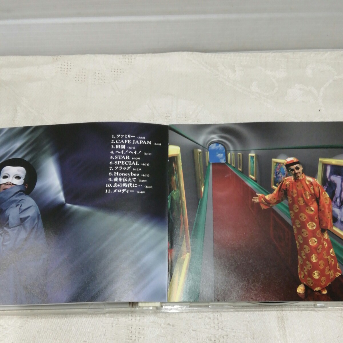 g_t T018 CD “ソニーレコード　CD 「玉置浩二　CAFE JAPAN」帯あり　ケース付き“_画像4