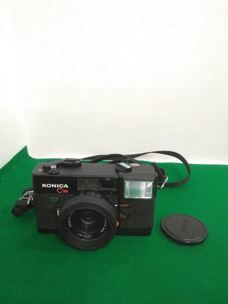 g_t S390 KONICAコンパクトフイルムカメラC35EF★カメラ★光学機器★フイルムカメラ★コンパクトカメラ☆コニカミノルタ_画像2