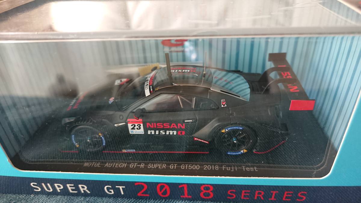 1/43 EBBRO 2018年スーパーGT 富士テスト モチュールオーテックGT-R#23 _画像1