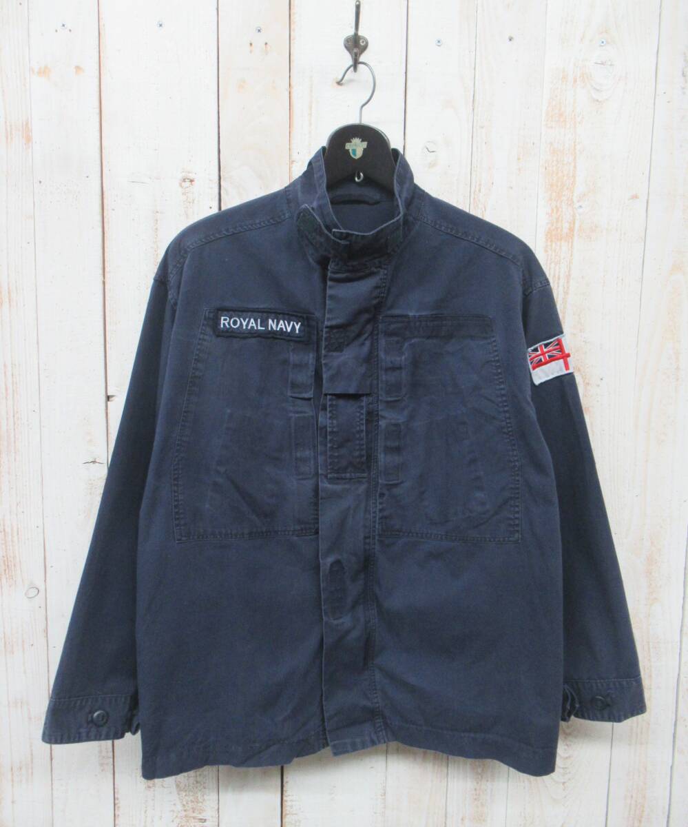 EUROPE古着 ヨーロッパ古着＊ROYAL NAVY イギリス海軍＊ジャケット コンバットジャケット PCS ロイヤルネイビー 現地買付 古着卸 実使用品の画像1