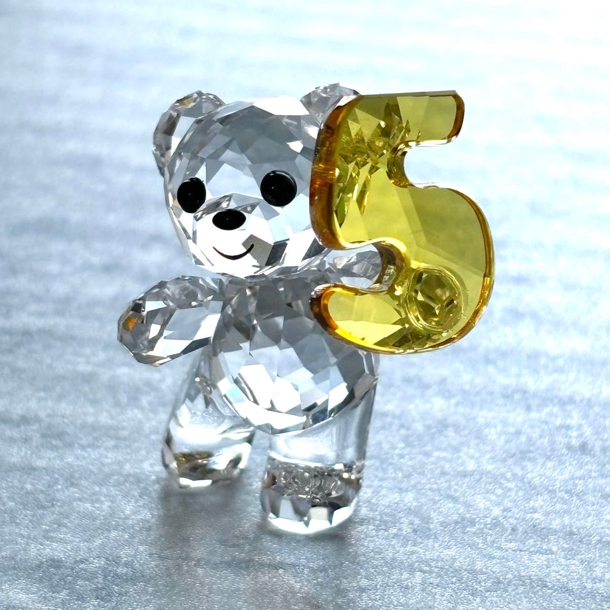 スワロフスキー クリスベア NO.5 数字 置物 クリスタル クマ 熊 ナンバー ファイブ クリスタル SWAROVSKI
