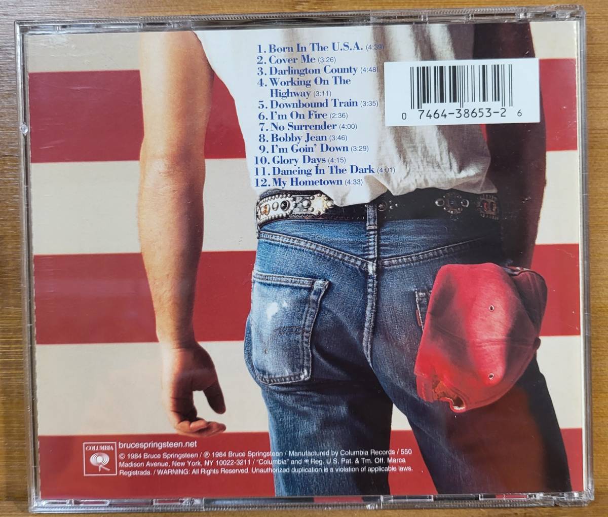 ●BRUCE SPURINGSTEEN ブルース・スプリングスティーン●BORN IN THE U.S.A. ボーン・イン・ザ・U.S.A.●CD●輸入盤 の画像2