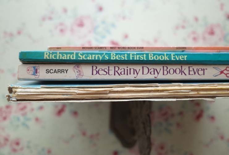 41473/洋書絵本 リチャード・スケアリー 4冊セット Richard Scarry 1960-1970年代発行 Best Word Book Best Rainy Day Book Ever_画像2