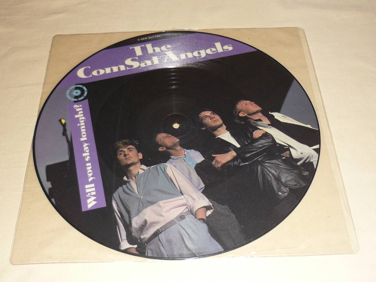 ピクチャー・レコード ～ The Comsat Angels / Will You Stay Tonight? ～ UK / 1983年 / Picture Disc / Jive JIVE S46_画像1
