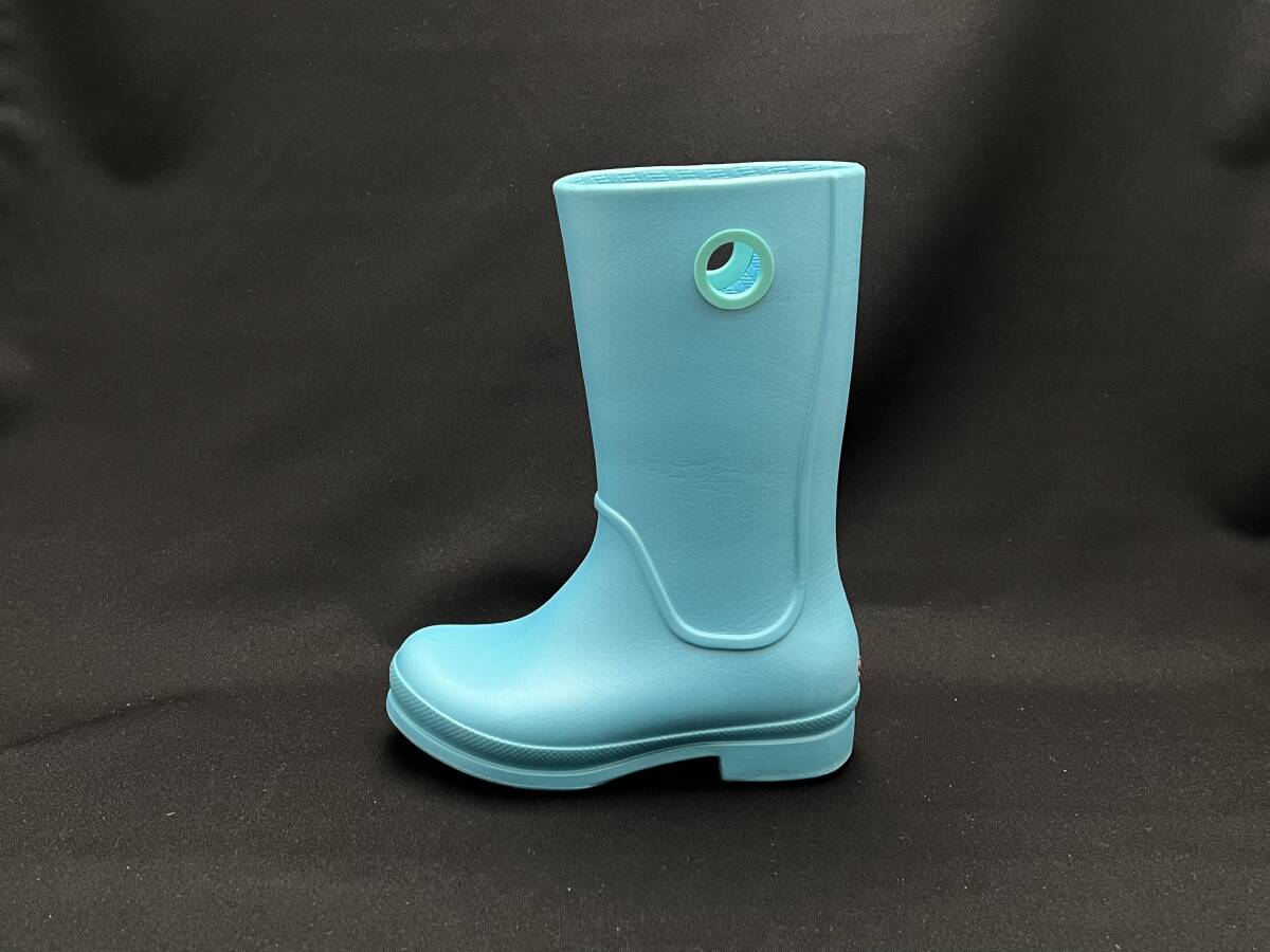 【美品】クロックス ウェリー レイン ブーツ ガールズ crocs Wellie Rain Boot Girls C11 18.0cm_画像1