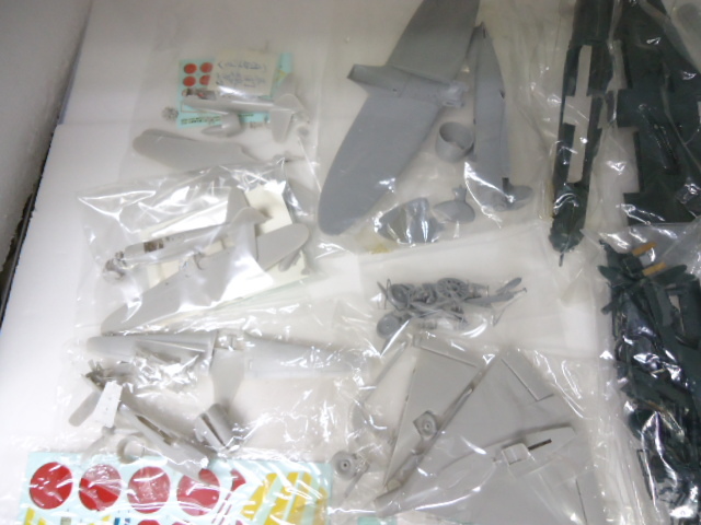  fighter (aircraft) all sorts assembly ending plastic model parts other together large amount Junk set ⑰