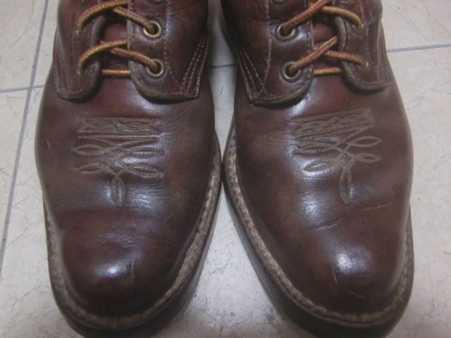 HATHORN BOOTS ハソーン ドレスステッチ USA ビンテージ 茶 US8程度 ホワイツ_画像3