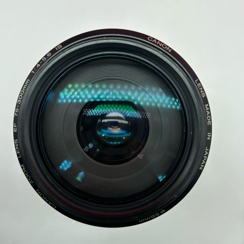 ◆ Canon ZOOM LENS EF 75-300mm F4-5.6 IS カメラレンズ ULTRASONIC IMAGE STABILIZER AF動作確認済 キャノン_画像2