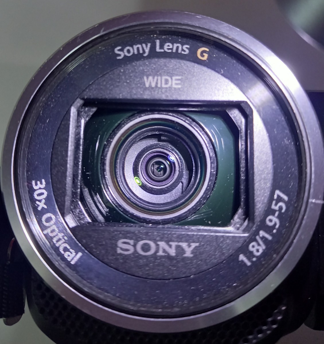 ■ SONY HANDYCAM HDR-CX675 ハンディカム デジタルビデオカメラ 通電確認済 バッテリー ケース 付属品 ソニー_画像6